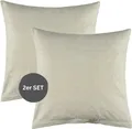 Produktbild: ESPRIT Renforcé Kissenbezüge und Bettwäsche HARP Grau 40 x 40 cm 2er Pack