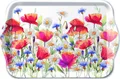 Produktbild: Ambiente Luxury Paper Products Tablett Meerestiere, Tray, Planzen, Blumen, Tiere, Vogel, Birds, Blossom, Melamine, ThemesTablett - 13x21 cm - Poppies and cornflowers - Mohnblumen, (1-tlg), Meer, Strand Sommer, Frühling, Herbst, Winter