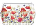 Produktbild: Tablett, Tray POPPIES AND CORNFLOWERS 13x21cm Ambiente | Blumen, Mohn
