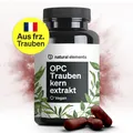 Produktbild: natural elements OPC Traubenkernextrakt - OPC aus europäischen Weintrauben
