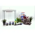 Produktbild: Aquaristikwelt24 - HR-300 weiß inklusive Dekoration Nano Aquarium Komplettaquarium Filteranlage