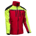 Produktbild: Pfanner® atmungsaktive Forest Light Jacke, Farbe:rot/gelb, Größe:M