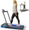 Produktbild: Sportstech Laufband sWalk_Plus 2-in-1 | Klappbar mit LED | 12 km/h | App-Kompatibel