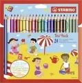 Produktbild: 2 bis 20x STABILO Dreikant-Buntstifte Trio dick, 24er Kartonetui BIS 28% RABATT