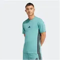 Produktbild: adidas Sportswear T-Shirt M 3S SJ T mit Rundhalsausschnitt, aus Baumwolle, weiches Single Jersey grün L (52/54)
