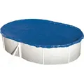Produktbild: POWERHAUS24 Sommerabdeckplane EXTRA für Ovalbecken 730 x 370 cm - Blau