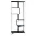 Produktbild: Metallregal 6 Ebenen Küchenregal Badregal schmal Industrial Style Schwarz KELA