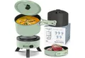 Produktbild: ENFRIFAM Elektrische Multipfanne Elektrische Hot Pot, Multikocher, Elektrische Pfannen, Campingkocher, 700,00 W, Fondue Set, Ideal für Büro Wohnheime Hotels Reisen Wohnwagen