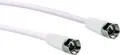Produktbild: Schwaiger KVC215 052 1.5m F F Weiß Koaxialkabel (KVC215052)