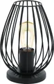 Produktbild: EGLO Tischleuchte NEWTOWN Tischlampe, schwarz, Stahl, E27, Schalter, Nachttischlampe, ohne Leuchtmittel, Schlicht, modern, Vintage, Retro, Wohnzimmer, Schlafzimmer, 23x16x12cm