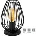 Produktbild: Eglo - Tischleuchte Newtown Nachttischlampe Schreibtischlampe Retro Vintage E27