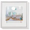 Produktbild: walther + design Lifestyle Kunststoff Bilderrahmen 10x10 cm SILBER