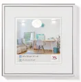 Produktbild: Walther Bilderrahmen Kunststoffrahmen KV010S New Lifestyle 10x10cm silb