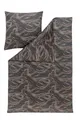 Produktbild: Estella Bettwäsche Estella Mako Jersey Bettwäsche 135x200 Marico Linien anthrazit braun, Mako-Jersey, 2 teilig
