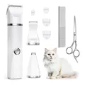Produktbild: Schermaschine Katze Hund leise YP-7702 Tierschermaschine 3 Schneidköpfe IPX7