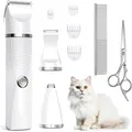 Produktbild: Leise Profi Haustier Trimmer Set für Katzen & Hunde, USB-C, inkl. Schere & Ka...