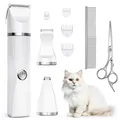 Produktbild: Leise Schermaschine Katze Hunde Profi Haarschneidemaschine USB-C Schere Kamm XL