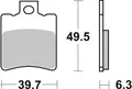 Produktbild: Bremsbelagsatz Scheibenbremse PRIME - CarbonCeramic - CC BREMBO 07002 für BUXY