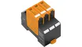 Produktbild: Weidmüller VPU PV II 3 1000 Blitz- und Überspannungsableiter, 1000 V DC, 3 TE, schwarz/orange (2530550000)