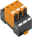 Produktbild: Weidmüller 2530550000 VPU PV II 3 1000 Überspannungsschutz-Ableiter steckbar Überspannungsschutz für: Photovoltaik-Anlage 20 kA