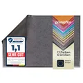 Produktbild: Primaflor Schmutzfangmatte CLEAN – Anthrazit, 60x90 cm | Saugstarke, Schwer entflammbare Fußmatte | Rutschfester Türvorleger für Innen | Türmatte für Eingangsbereich | Sauberlaufmatte mit Gummirand
