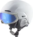 Produktbild: Alpina Sports Skihelm ALTO Q-LITE WHITE MATT (BLUE REVO)