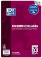 Produktbild: Oxford Ringbucheinlagen A4 kariert mit Doppelrand, Lineatur 28, 50 Blatt
