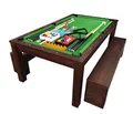 Produktbild: Simba Srl Billardtisch Billard 7 FT Billard-Spiel mit Tischplatte und Containerbänke Neue