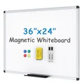 Produktbild: Magnetisches Whiteboard/Trockenabwischbares Board 90 x 60 cm inklusive 1 Radi...