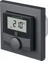 Produktbild: Homematic IP Smart Home Wandthermostat mit Schaltausgang – für Markenschalter, anthrazit, digitales Thermostat Fußbodenheizung mit/ohne App, Alexa, Google Assistant, Energie sparen, 159928A0