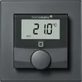 Produktbild: Homematic IP Wandthermostat HmIP-BWTH-A 230V | Smart Home | App-Steuerung | Alexa & Google Assistant | anthrazit