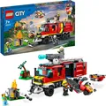Produktbild: LEGO 60374 City Einsatzleitwagen der Feuerwehr, modernes Feuerwehrauto-Spielzeug mit Löschdrohnen, mit Figuren für Kinder