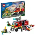 Produktbild: LEGO 60374 City Einsatzleitwagen der Feuerwehr, modernes Feuerwehrauto-Spielzeug mit Löschdrohnen, mit Figuren für Kinder