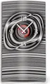 Produktbild: Abstrakt grau Designer Wanduhr modernes Wanduhren Design leise kein ticken dixtime 3D-0005