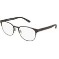 Produktbild: Emporio Armani EA1139 Herren-Brille inkl. Gläser Vollrand Rund Metall-Gestell 55/19/145, braun