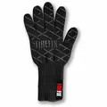 Produktbild: Hitzehandschuh Kaminhandschuh 5-Finger schwarz Grillhandschuh bis 350 °C Schutz