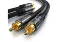 Produktbild: Primewire Stereo-Cinch Audio-Kabel, RCA, HiFi Audio-Kabel mehrfach geschirmt, 2x Cinch auf 2x Cinch - 10m