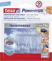 Produktbild: TESA POWERSTRIPS Klebehaken Large Transparent Inhalt: 2St.