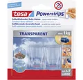 Produktbild: tesa Klebehaken tesa POWERSTRIPS® Klebehaken Large Transparent Inhalt: 2 St., (POWERSTRIPS)