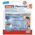 Produktbild: Powerstrips Selbstklebender Deko Haken XL transparent spurlos ablösbar