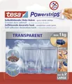 Produktbild: tesa Powerstrips Deco Haken Large transparent  Klebehaken
