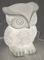 Produktbild: 658814 Lampe Eule Eulenlampe 25 cm Weiss NEU