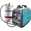 Produktbild: LPG/Benzin-Inverter-Generator KS 3100iG S von Könner & Söhnen. Schallgedämmtes Gehäuse (63 dB Lpa 7 m). Höchstleistung 3100 W*, Schuko-Steckdo...