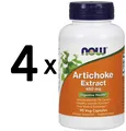 Produktbild: 4 x NOW Foods Artichoke Extract, 450mg - 90 vcaps (166,53 EUR/kg)