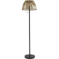 Produktbild: Lucande LED-Solar-Stehleuchte Eligio, Bambus, Ø 39 cm, RGB - Hellbraun