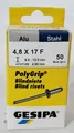 Produktbild: GESIPA Blindniet PolyGrip® Nietschaft d x l 4,8 x 17 mm Aluminium / Stahl