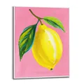 Produktbild: REINDERS Gerahmtes Bild, Juicy Lemon, Küche, Poster, Wanddeko, Room Decor, MDF, Gelb, 50x40cm