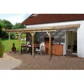 Produktbild: Terrassenüberdachung 671 Gr.5 B x T x H 704 x 306 x 271 - Weiß