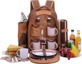Produktbild: Apollo walker Picknick-Rucksack 4 Personen Picknick Set (Set & Decke) mit Tasse