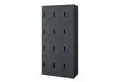 Produktbild: Jan Nowak Mehrzweckschrank Metall Schließfachschrank 90 cm MARCIN 12 Fächer abschließbar (0,6 mm 185 x 90 x 40 cm Lüftungsschlitze Wandmontage PZH) Spind Garderobenschrank Schloss je Fach 185 cm hoch 8 Farben